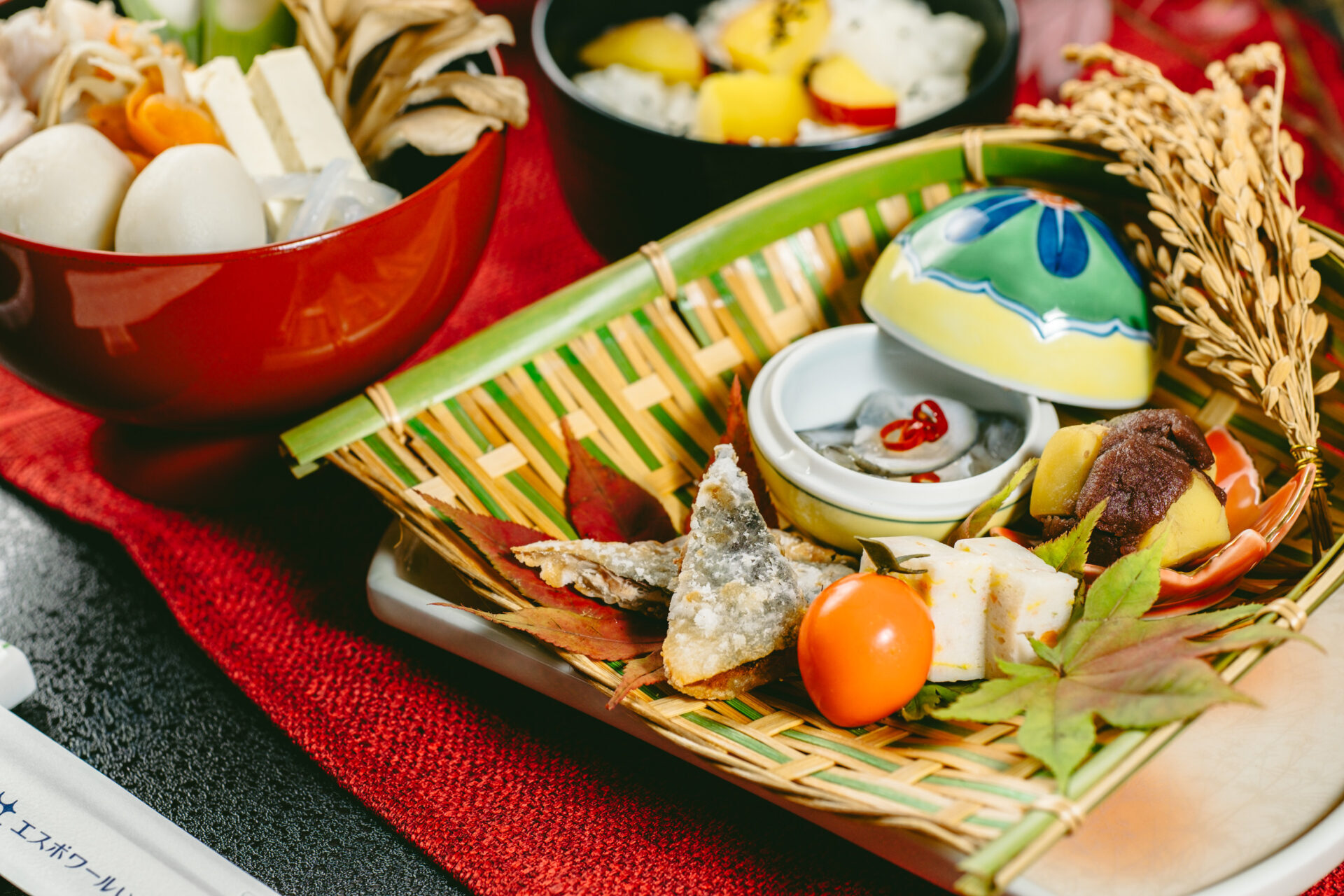 秋の宴会プラン＿御膳＿秋の味覚５点盛り