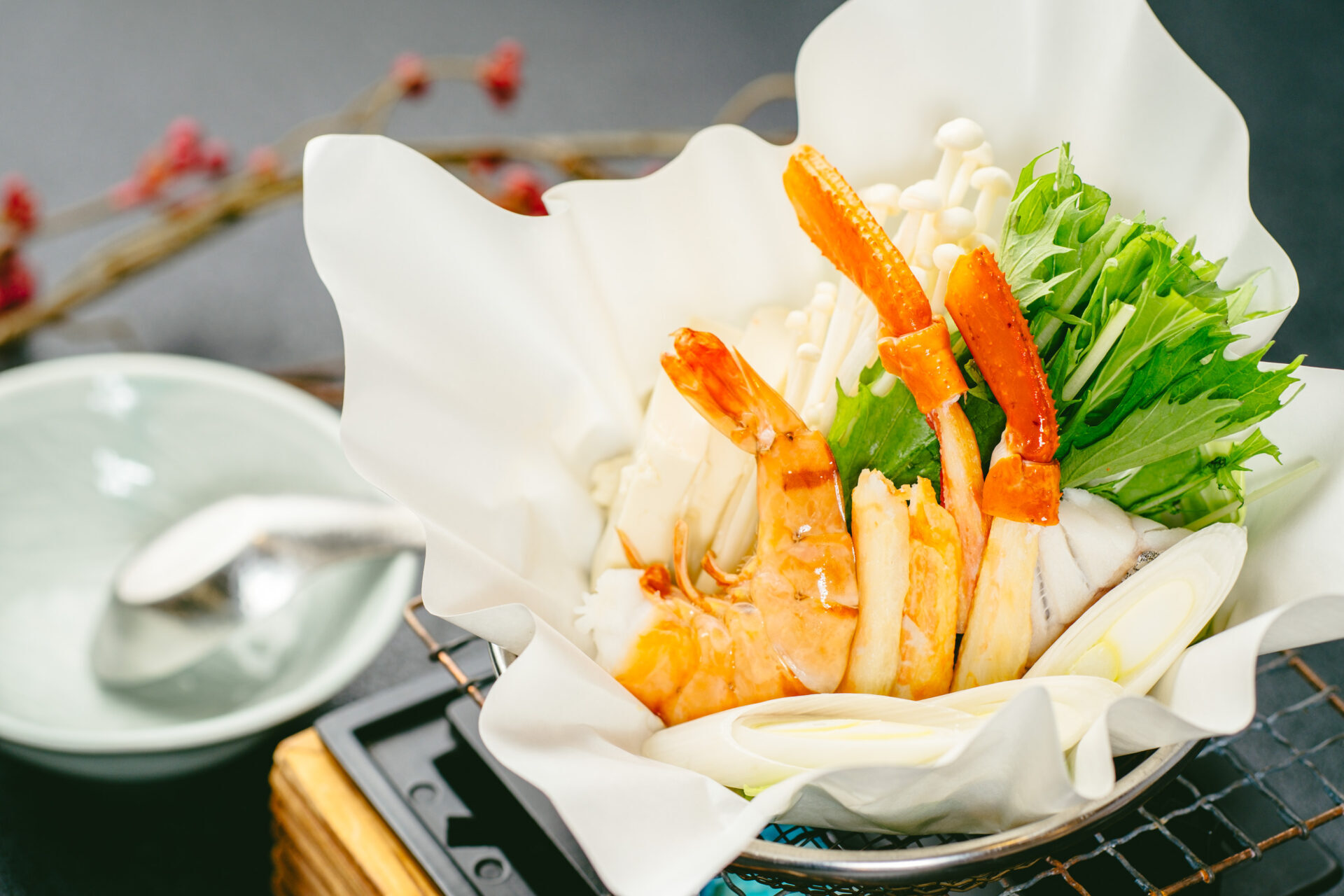 忘新年会_御膳_ズワイガニ海鮮鍋_