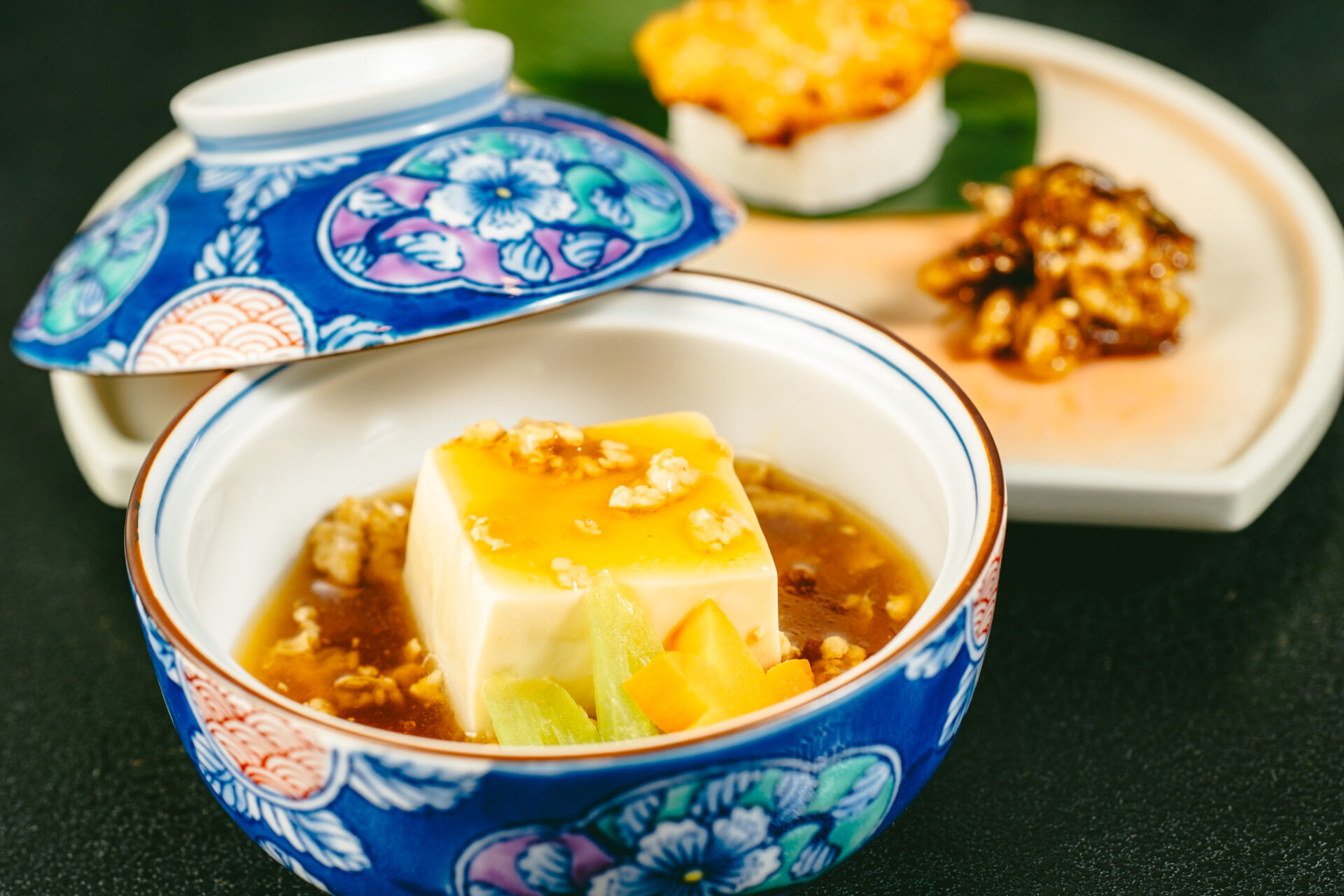 忘新年会_御膳_白子豆腐餡かけ