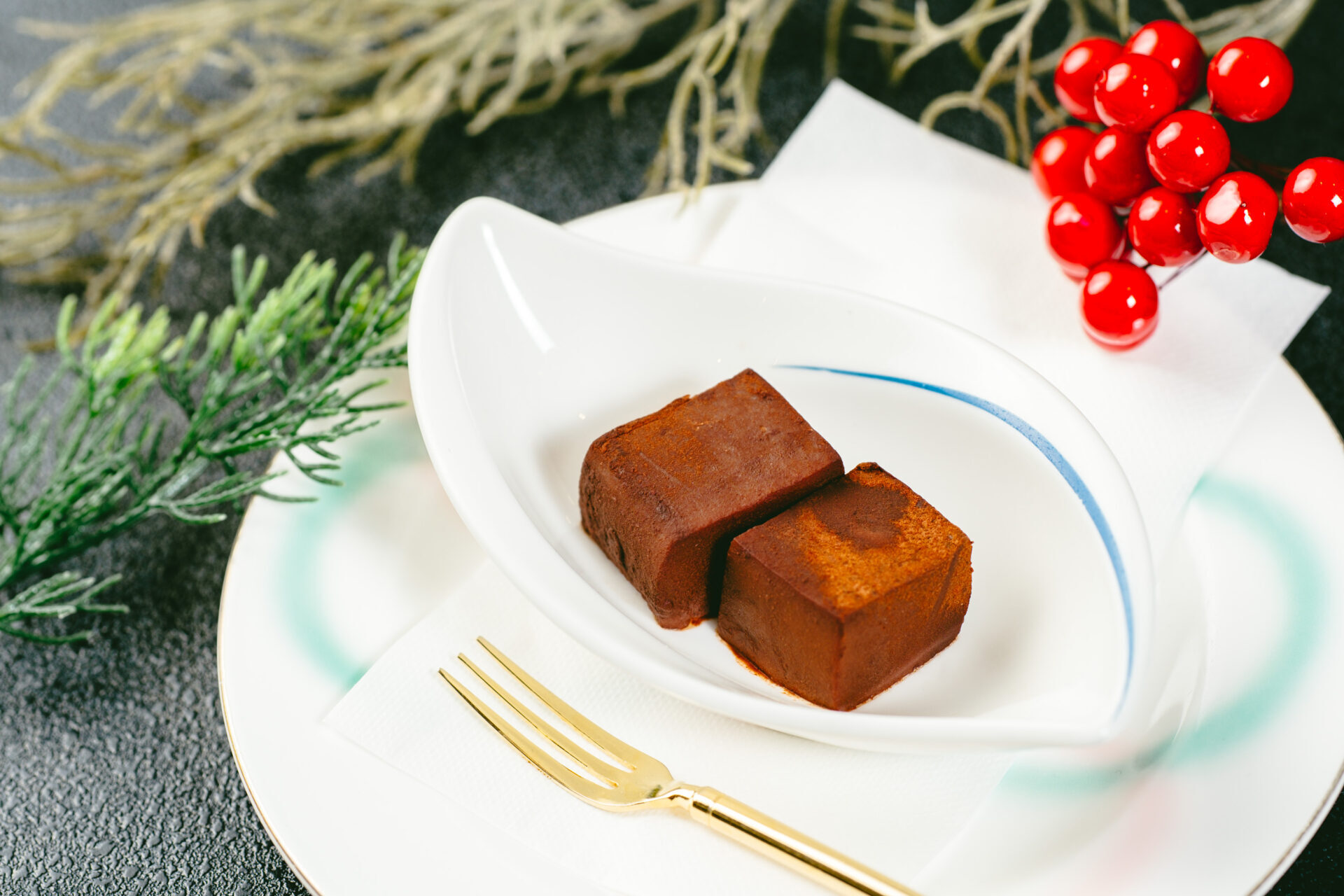 忘新年会_御膳_ケーキ